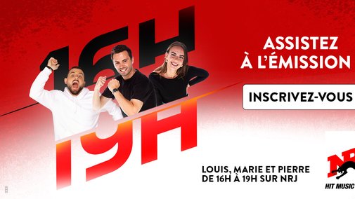 Venez assister à l'émission du 16/19 aux NRJ Music Awards