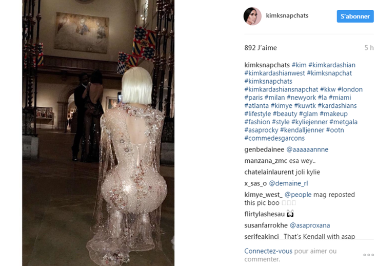 Photo Snapchat de Kim Kardashian 
