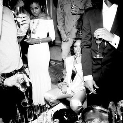 Rihanna fête le nouvel an