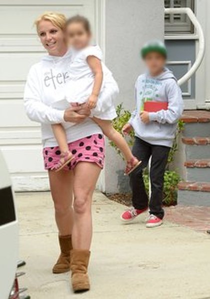 Britney Spears et ses enfants à Los Angeles