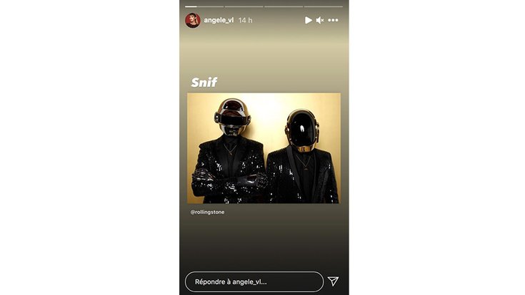 Angèle réagit à la séparation des Daft Punk