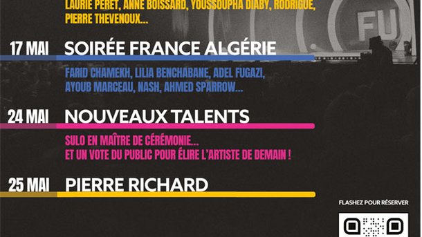 Le FUP – Festival d’humour de Paris - du 13 au 25 mai 2024 - Invitations à gagner pour les spectacles