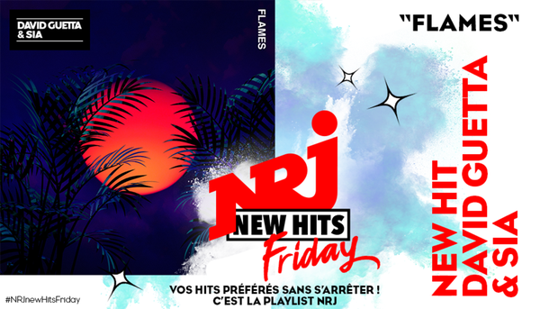 David Guetta et Sia : découvrez «Flames», le New Hit Friday sur NRJ !