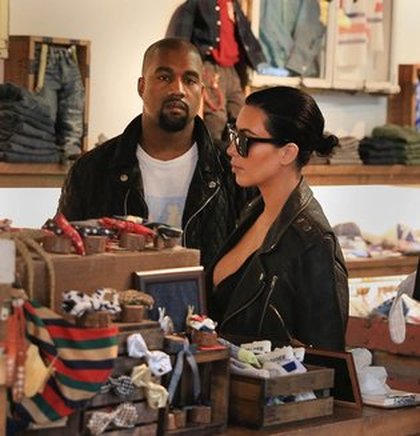 Kanye West et Kim Kardashian