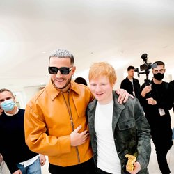 DJ Snake et Ed Sheeran - Backstage des NRJ Music Awards 2021