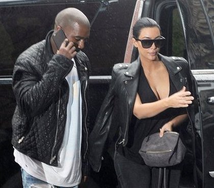 Kanye West et Kim Kardashian