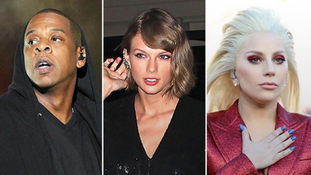 Jay Z, Taylor Swift, Lady Gaga : qui gagne combien?