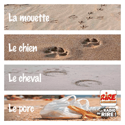 Blague : sur la plage ...