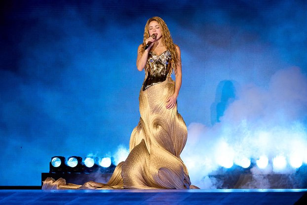 Shakira en concert à Madrid