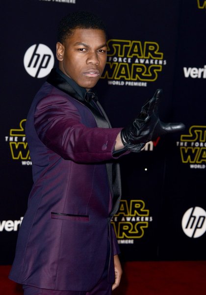John Boyega à la première mondiale de Star Wars Episode VII à Los Angeles