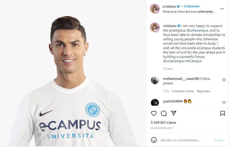 Christiano Ronaldo-Instagram