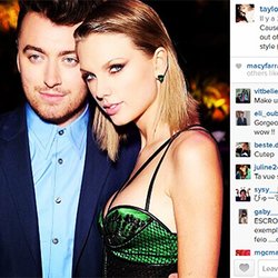 Sam Smith-Taylor Swift-Elle Awards-Photo