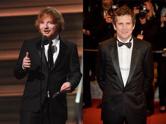 Ed Sheeran et Guillaume Canet
