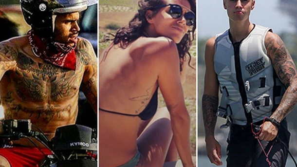 Chris Brown, Shy'm, Justin Bieber : les stars en maillot de bain