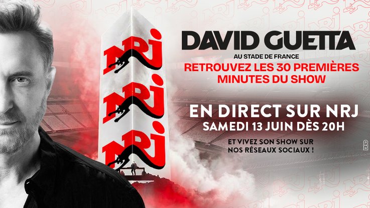 🔥 David Guetta prend le contrôle d'NRJ : vivez son show du Stade de France en direct et en exclusivité !