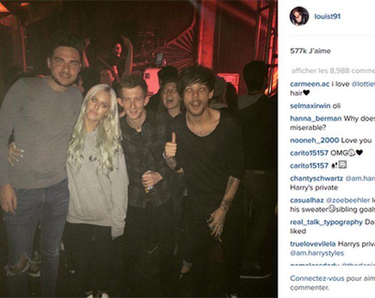 Louis Tomlinson fait la fête avec sa soeur à Los Angeles