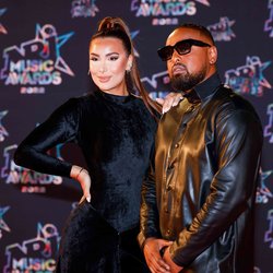 Alonzo et sa femme - Tapis Rouge des NRJ Music Awards 2022