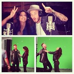 MP et Tal tournent le clip de leur duo "Envole Moi"