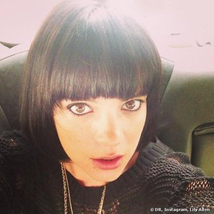 Lily Allen brune