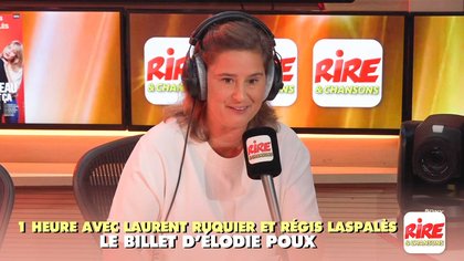 le billet d'Elodie Poux - photo - 1 heure avec Laurent Ruquier et Régis Laspalès