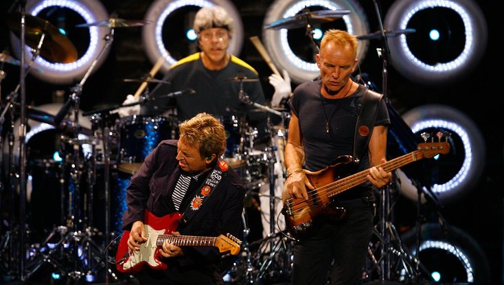 The Police, live à New York, Giants Stadium 7 juin 2007