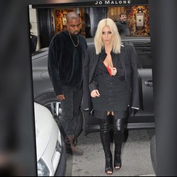 Kanye West et Kim Kardashian