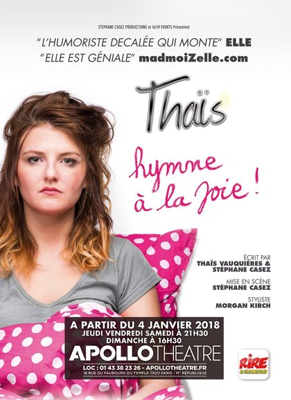 Thaïs prolonge avec Rire & Chansons