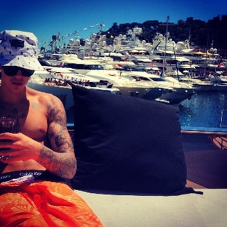 Justin Bieber: "I just wanna go fast" - Ricky Bobby. Monaco #Formula1