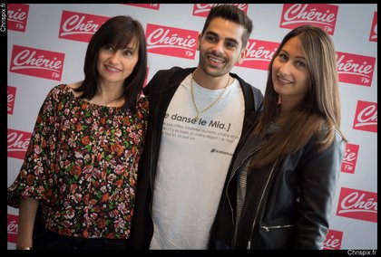 Christophe Licata prend la pause avec les auditrices de Chérie FM.