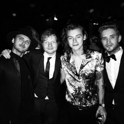 ed sheeran, harry styles et alexander deleon