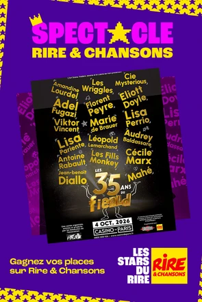 Jeu concours - "Le FIEALD fête ses 35 ans" au Casino de Paris le dimanche 4 octobre 2026 - Invitations à gagner pour chaque soirée