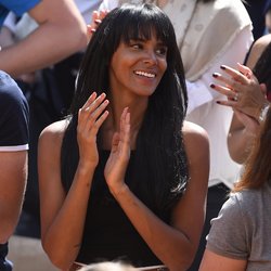 Shy'm au tournoi de Tennis de Monte-Carlo