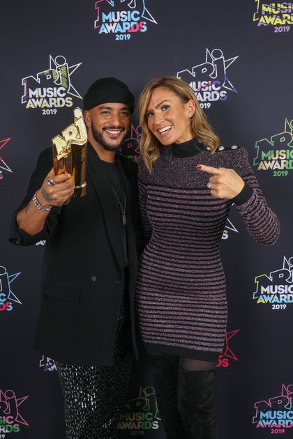 Vitaa et Slimane - Photocall - NRJ Music Awards 2019