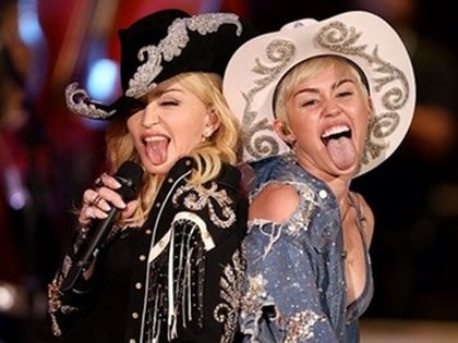 Miley Cyrus & Madonna