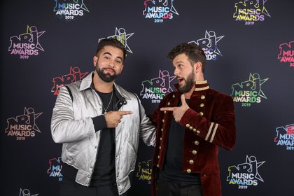 Kendji Girac et Claudio Capéo - Photocall - NRJ Music Awards 2019