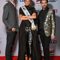 Jean Baptiste Maunier, Camille Cerf (Miss France 2015) et Florent Mothe