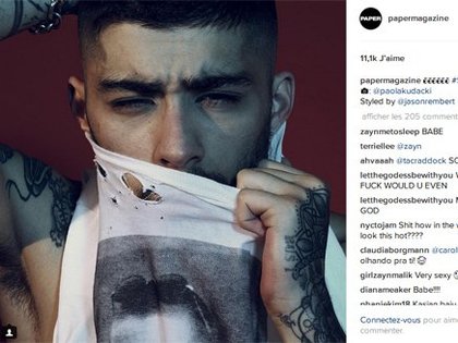 Zayn Malik pour le magazine Paper