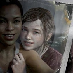 Ellie et Riley dans The Last of Us: Left Behind