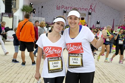 La team Fitnext/Chérie FM lors de la Parisienne