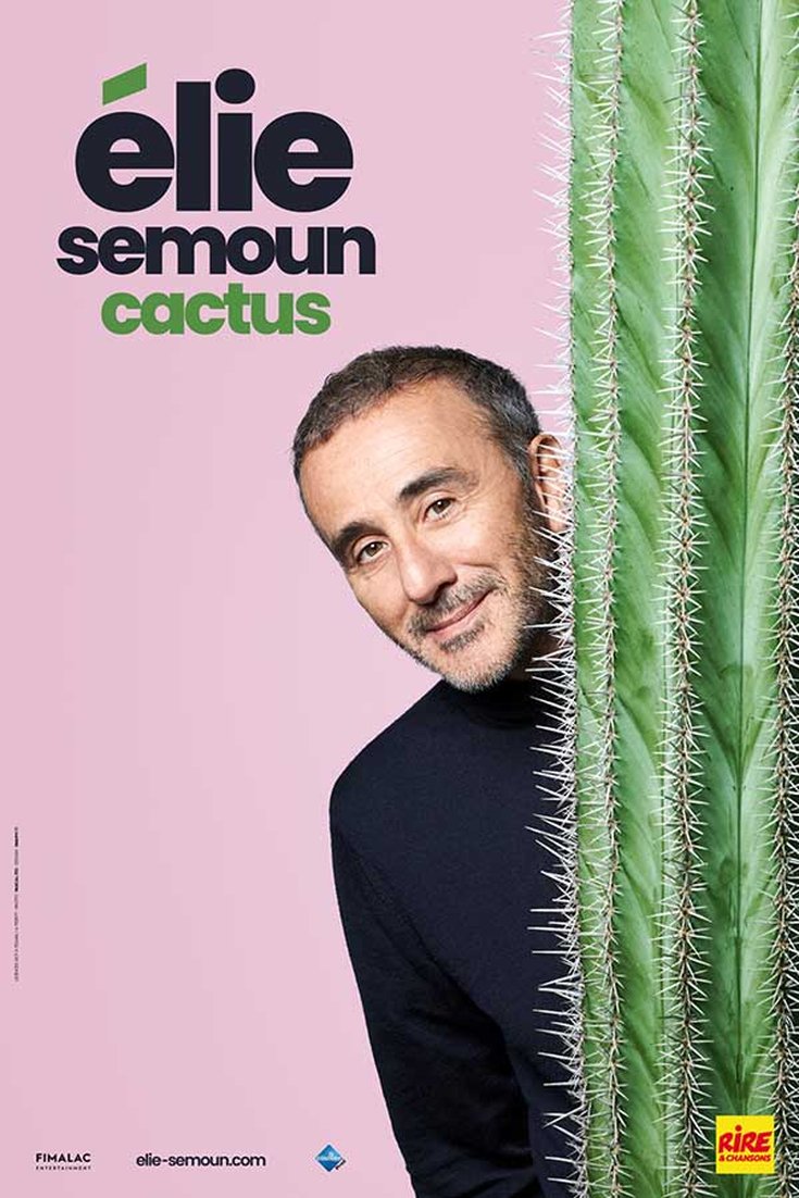 Elie Semoun - Cactus - affiche tournée