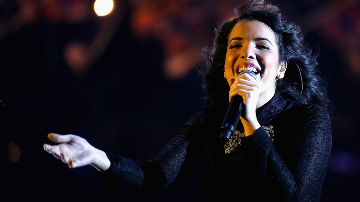 Indila lors des Victoires de la Musique en 2015