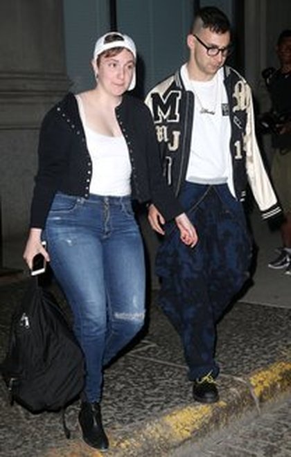 Lena Dunham et son petit-ami @ New-York