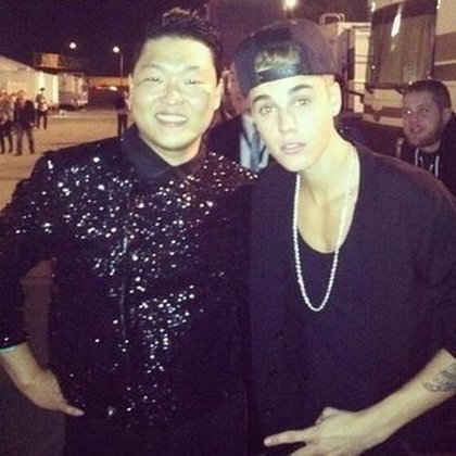 PSY: c'était quand ? @justinbieber.. :-)