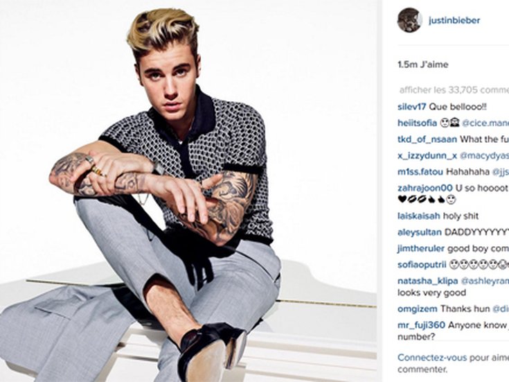 Justin Bieber pour GQ