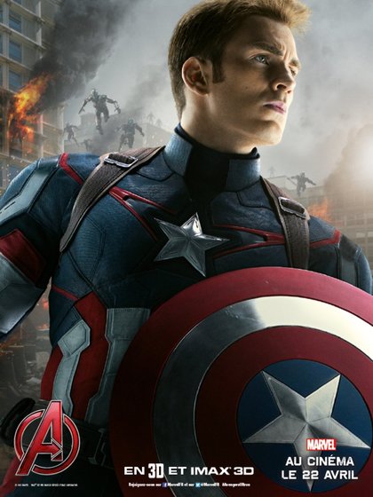 Avengers, L’Ère d'Ultron: Captain America (Chris Evans)
