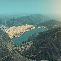 Los Santos (GTA V) recréé dans Cities Skylines