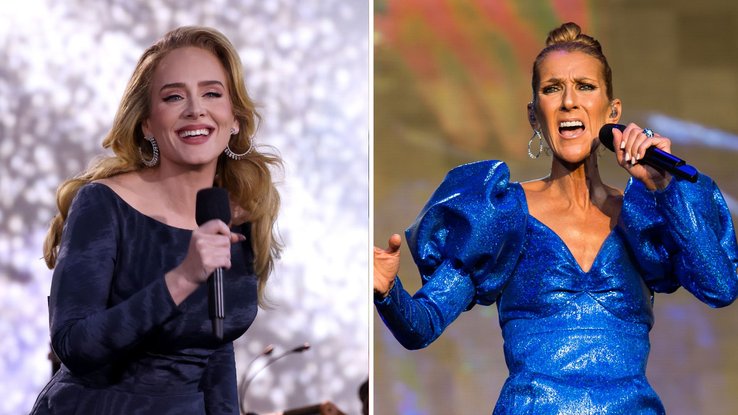Adele et Céline Dion