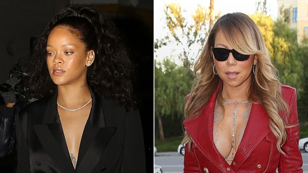 Rihanna kiffe Mariah Carey!