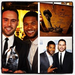 Félicitations a Scooter Braun mon frère pour ton Bill of Rights Award 2012 from ACLC