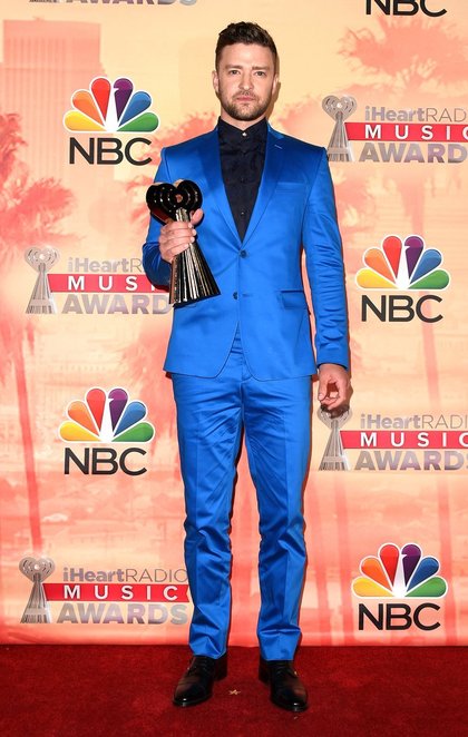 Justin Timberlake bleu